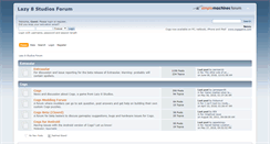 Desktop Screenshot of forum.lazy8studios.com